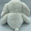 Toys de lapin en velours de corail blanc pour enfants